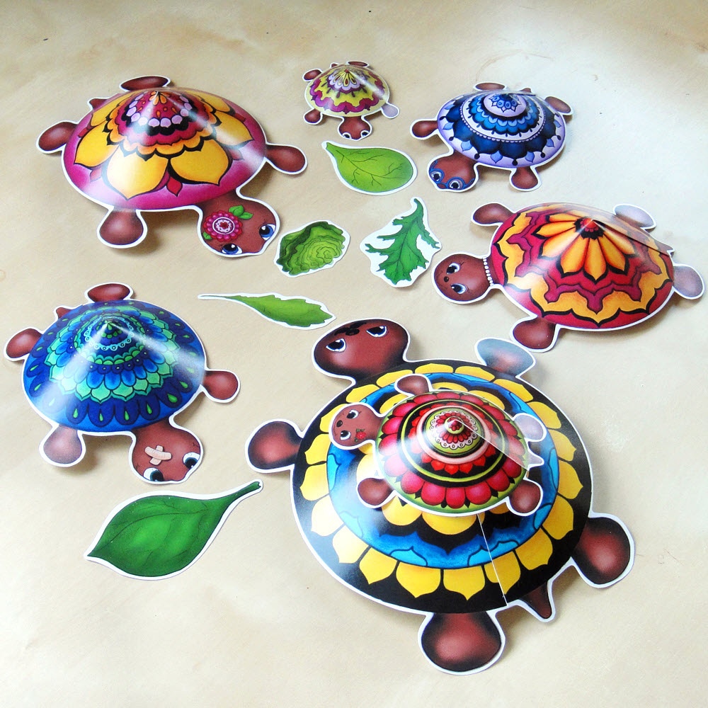 Поделка черепахи из разного материала