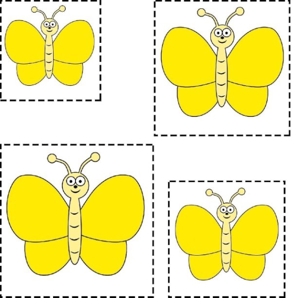Картинки от большего к меньшему для детей